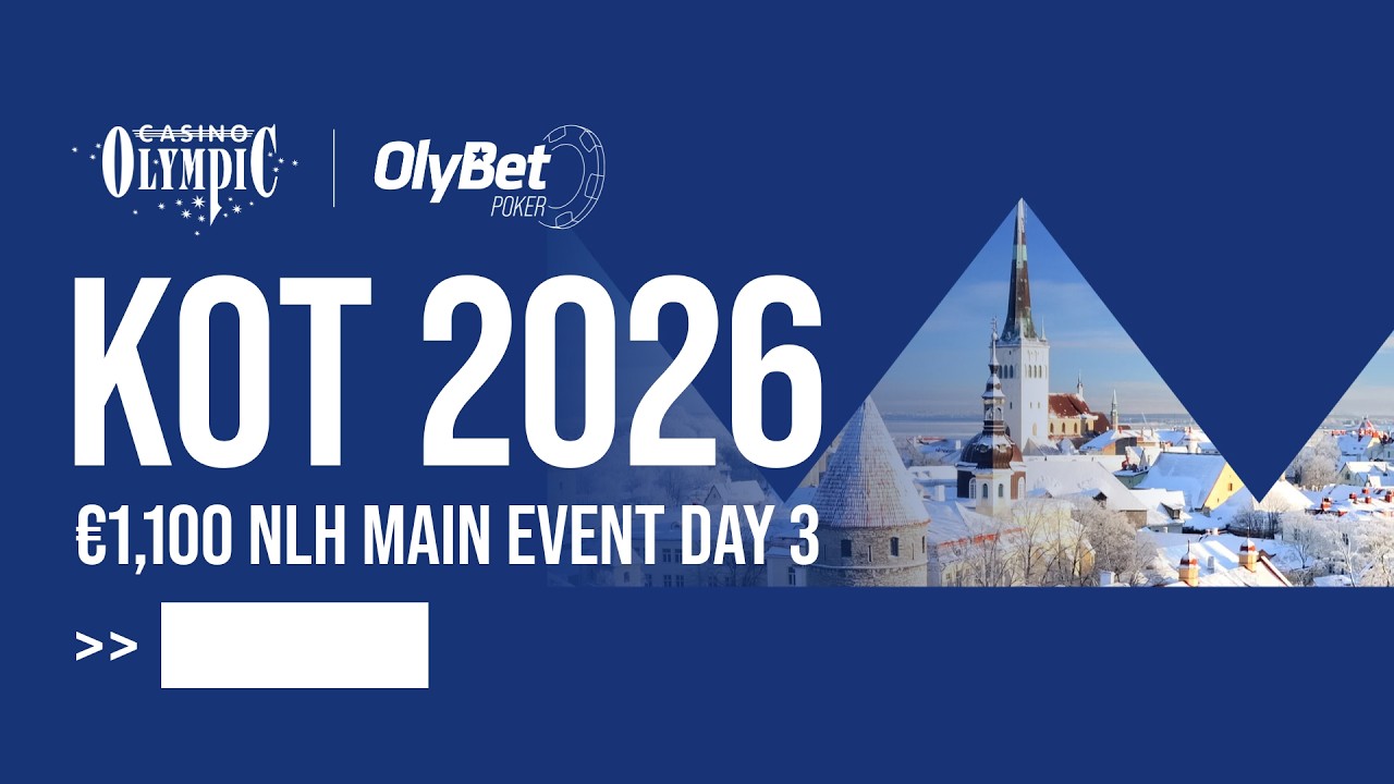 €1,100 NLH Main Event DAY 3 | Kings Of Tallinn 2026