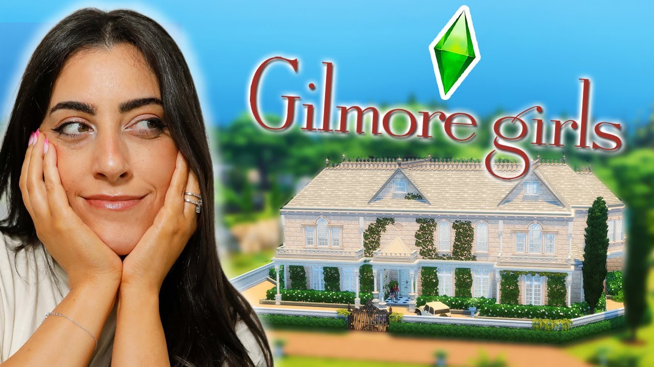 I Built the Gilmore's Mansion in The Sims 4 | Full Tour of Emily and Richards House