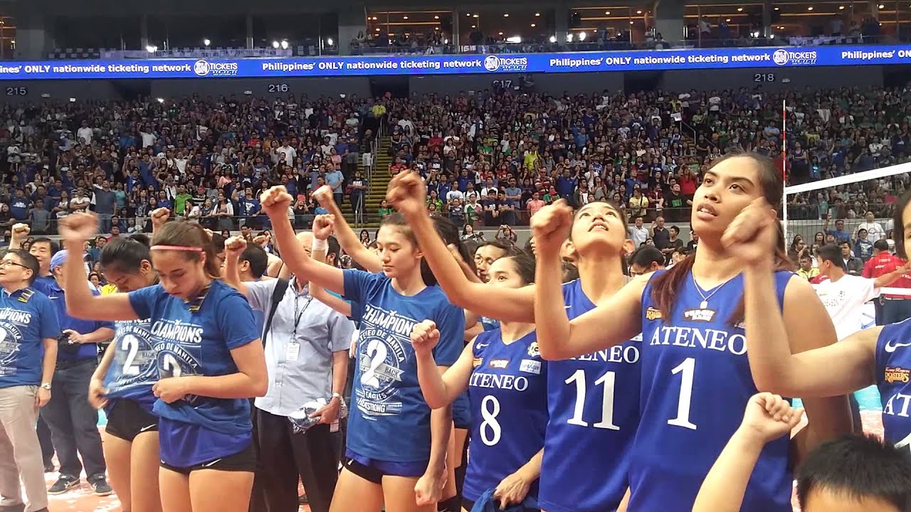 Ateneo sings alma mater song after winning title