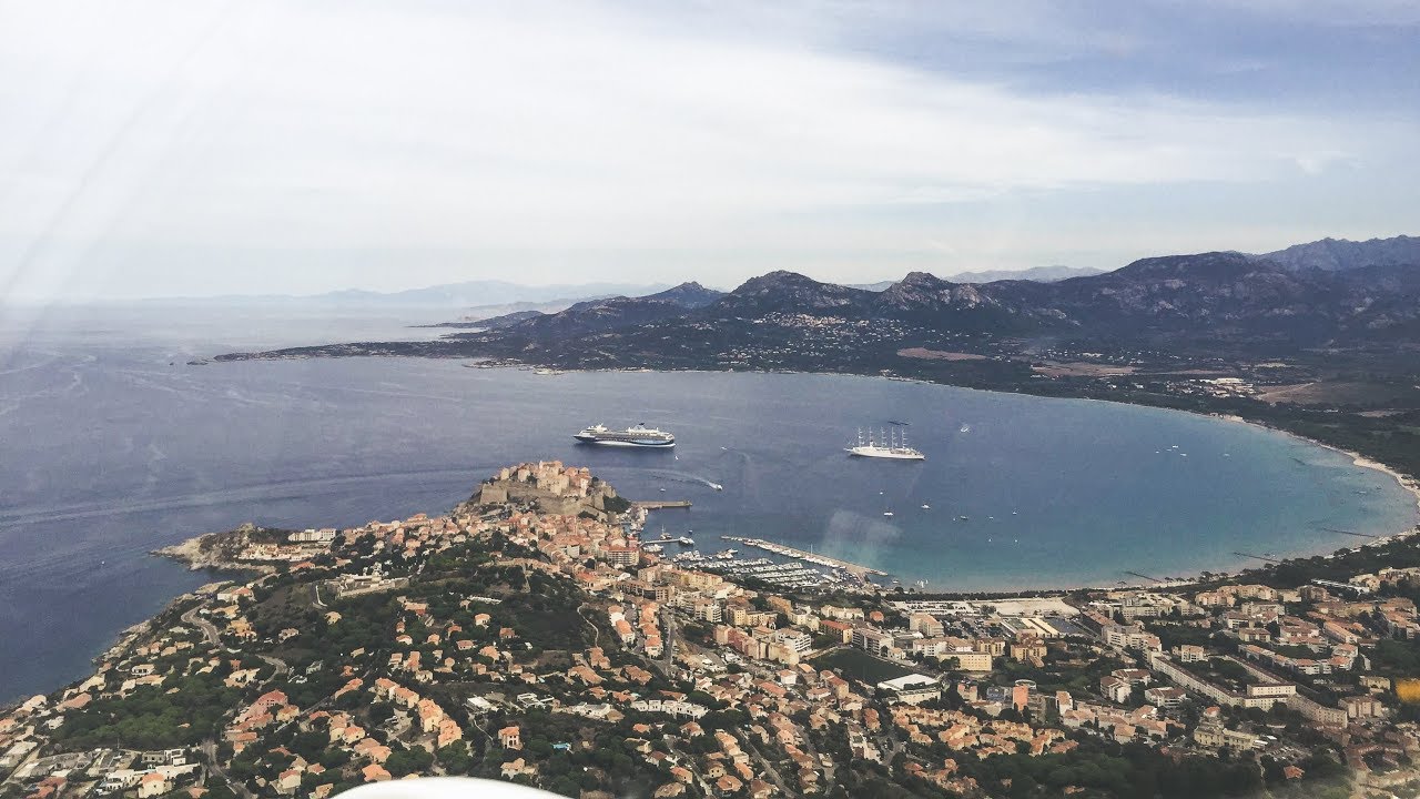 LFKC Calvi - Sainte-Catherine Airport, Corsica Arrival Runway 36 [ATC audio]