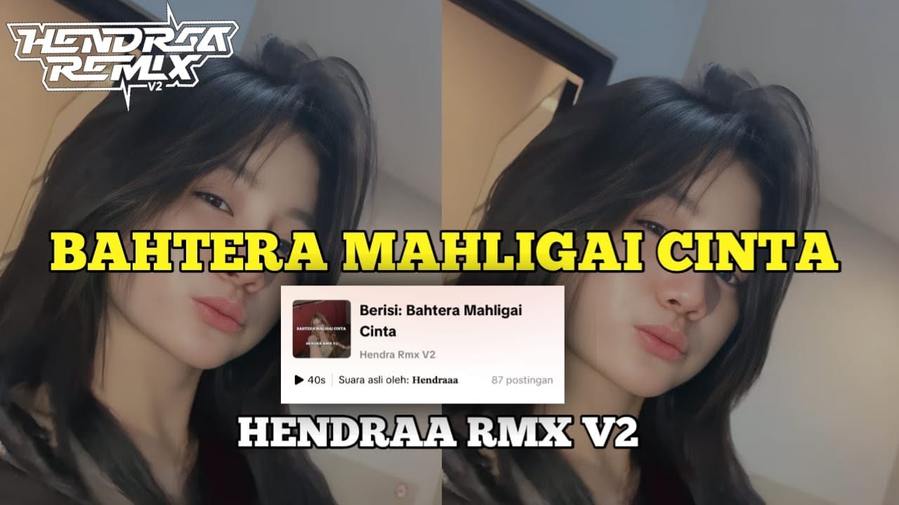 BAHTERA MAHLIGAI CINTA || VIRAL TIK TOK SOUND || Hendraaa Lirik