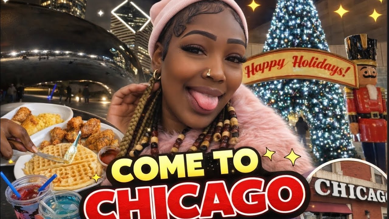 Exploring Chicago’s sights and flavors! Holiday spirits!