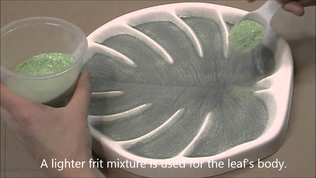Monstera Leaf Mold Tutorial from D&L Art Glass Supply