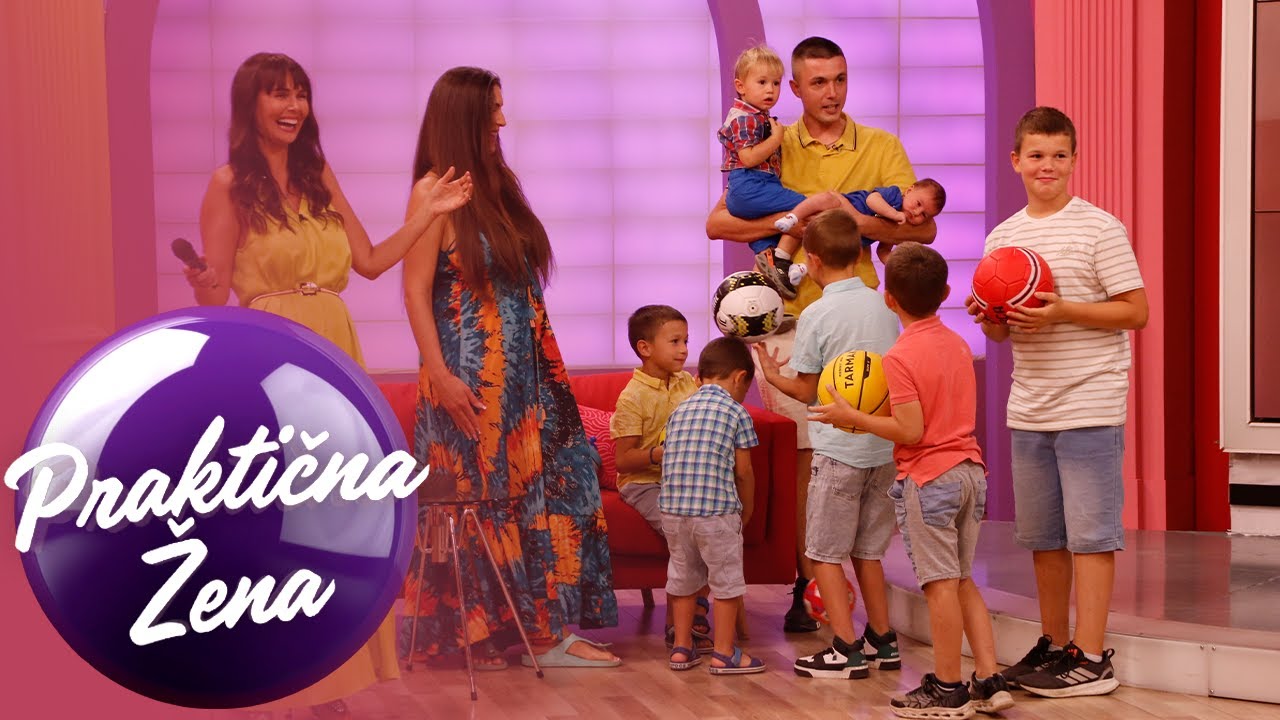 Praktična žena – Porodica Ivanišević, život sa sedam sinova