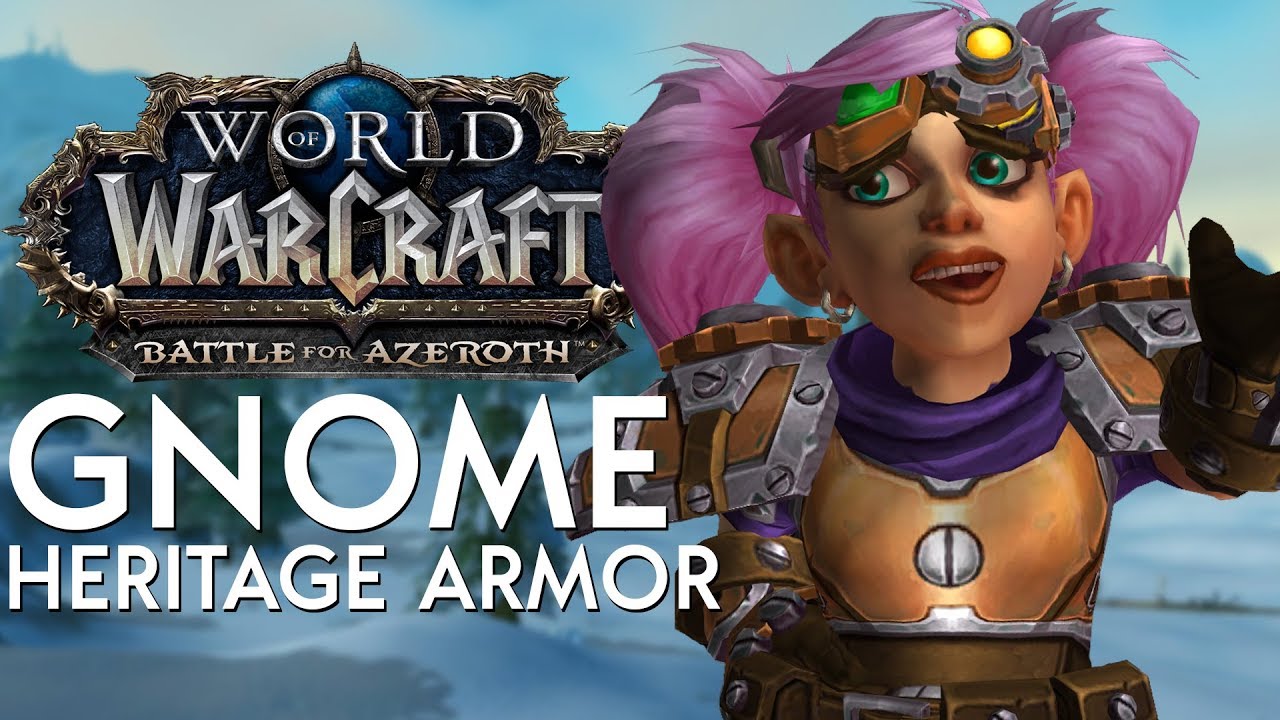 Gnome Heritage Armor - In Game Preview | Battle for Azeroth