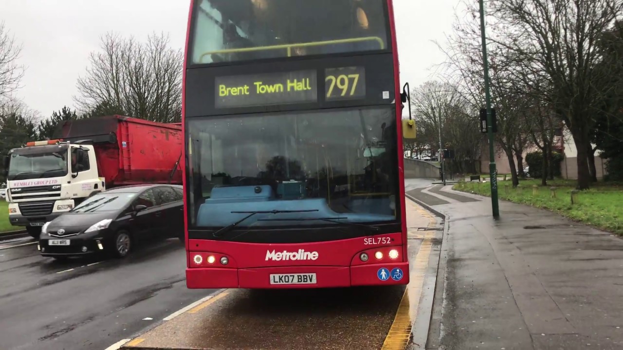 Rare Curtailment | London Bus Route 297 Terminating at Old Brent Town Hall