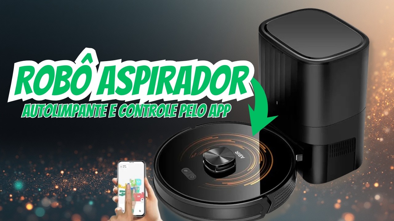 A patroa comprou um robô aspirador Abir K30 ! Vale a pena esse modelo autolimpante?
