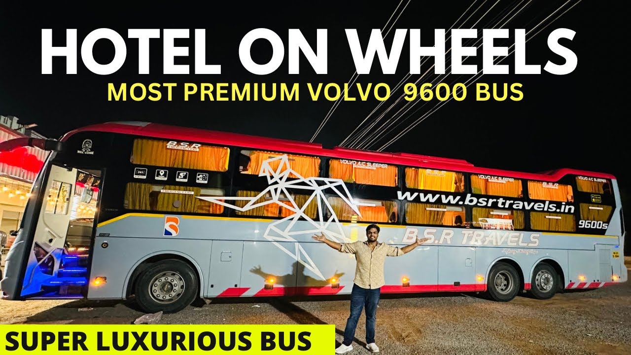 2.4 CRORE Ki Most Premium Luxurious Volvo 9600 Multi Axle AC Sleeper Bus Journey 😲