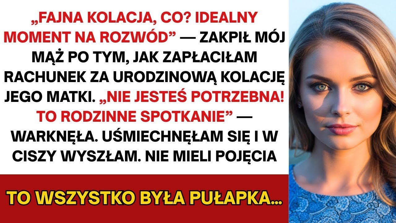 Kiedy zapłaciłam za urodziny mojej teściowej mój mąż i jego matka wyrzucili mnie z rodzinnej imprezy