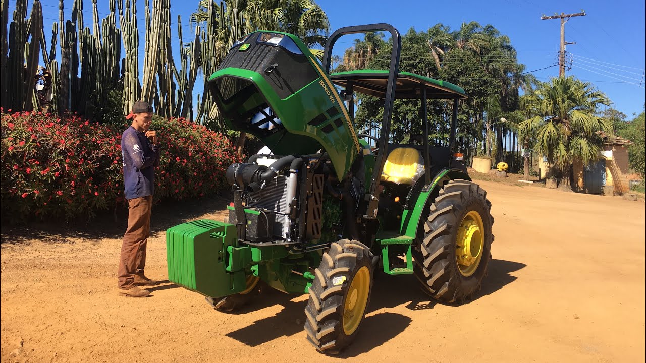 Entrega do trator Johndeere 5060EN cafeeiro , e algumas dicas de como manusear o trator!