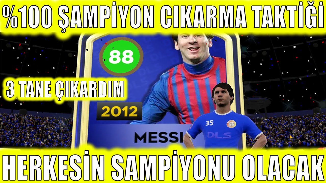 DLS 25 - YÜZDE YÜZ ŞAMPİYON ÇIKARMA TAKTİĞİ ! HERKESİN ŞAMPİYONU OLACAK - DREAM LEAGUE SOCCER 2025