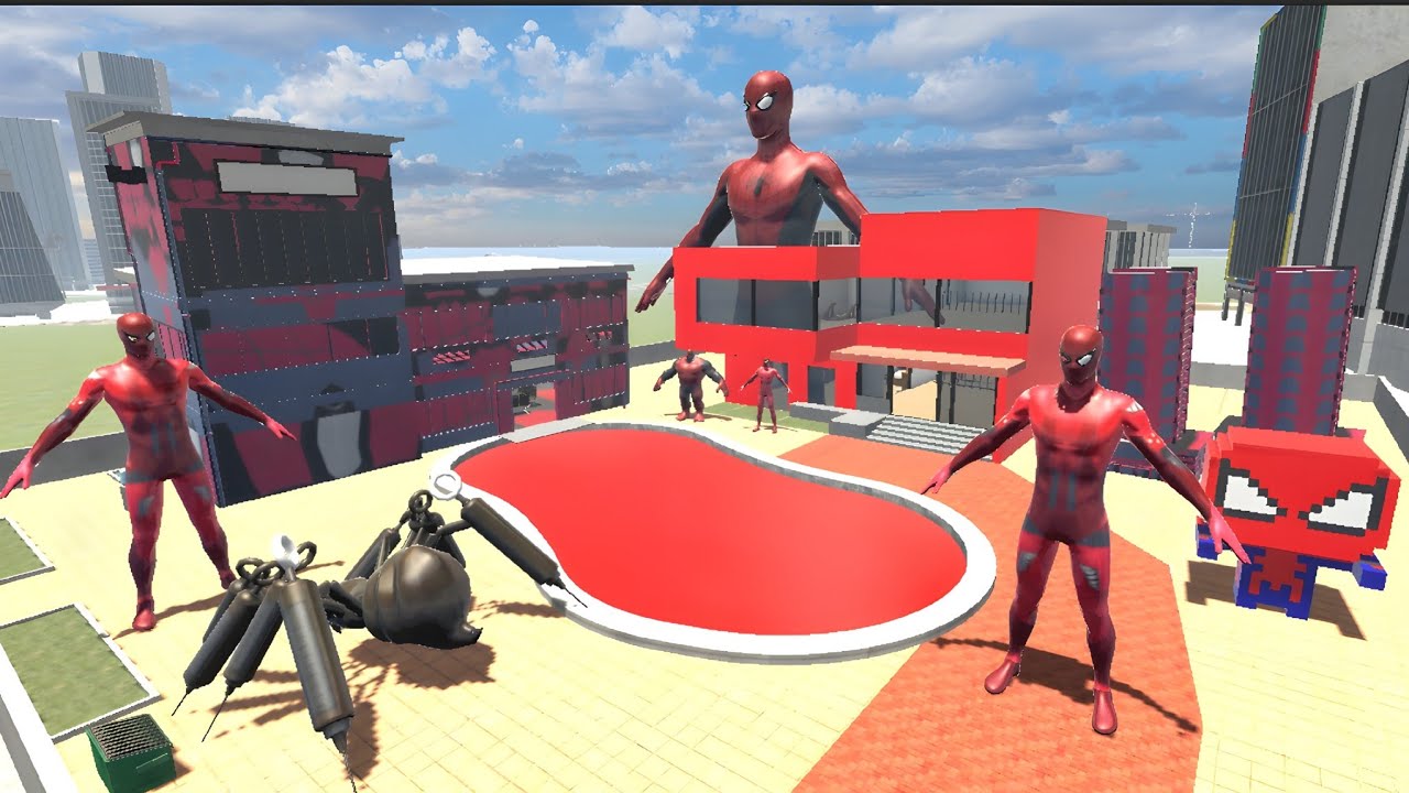 Franklin Changed  house to SpiderMan City in Indian Bike Driving 3D!! 
