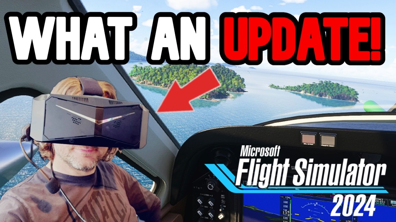 MSFS 2024 World UPDATE 21 FIRST LOOK! Pimax Crystal LIGHT - RTX 5070