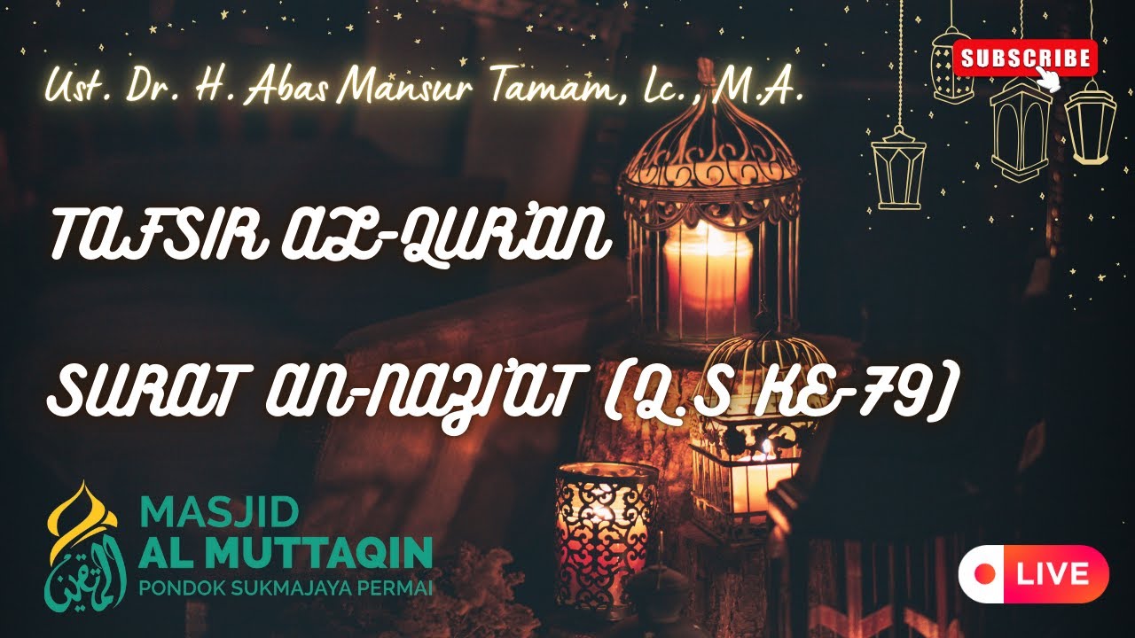 LIVE KAJIAN AHAD BA'DA SHUBUH | 14 Desember 2025 | Ust. DR. H. Abas Mansur Tamam, Lc., M.A.