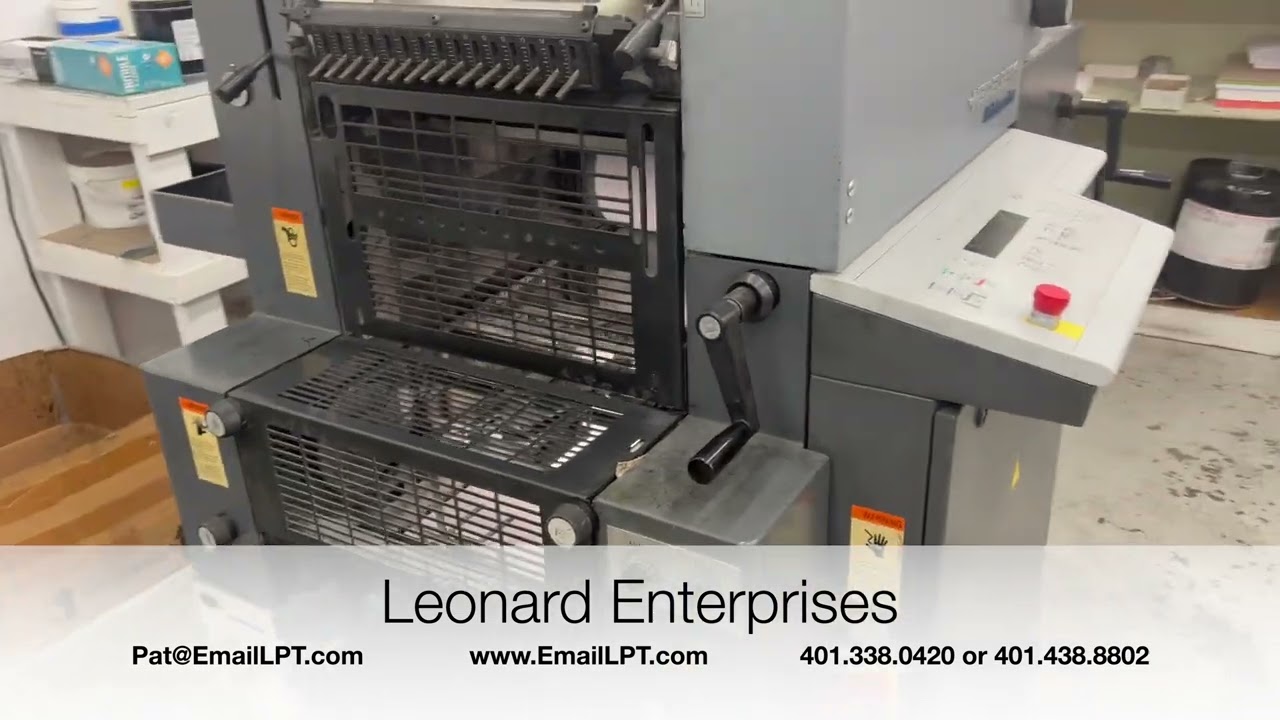 2006 HEIDELBERG PRINTMASTER PM46 2, QM46 2 SN 965607, TWO COLOR PRESS FOR SALE