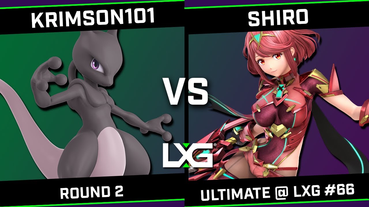 Krimson101 (Mewtwo/Pichu) vs Shiro (Pyra Mythra) - Smash Ultimate @ LXG 66