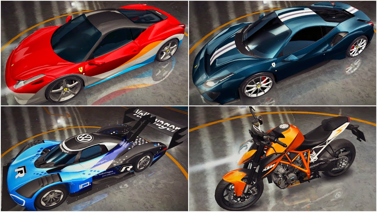 Asphalt 8 Ferrari 458, KTM 1290, Volkswagen IDR & Ferrari 488 Pista Multiplayer & Tonight TR Attempt