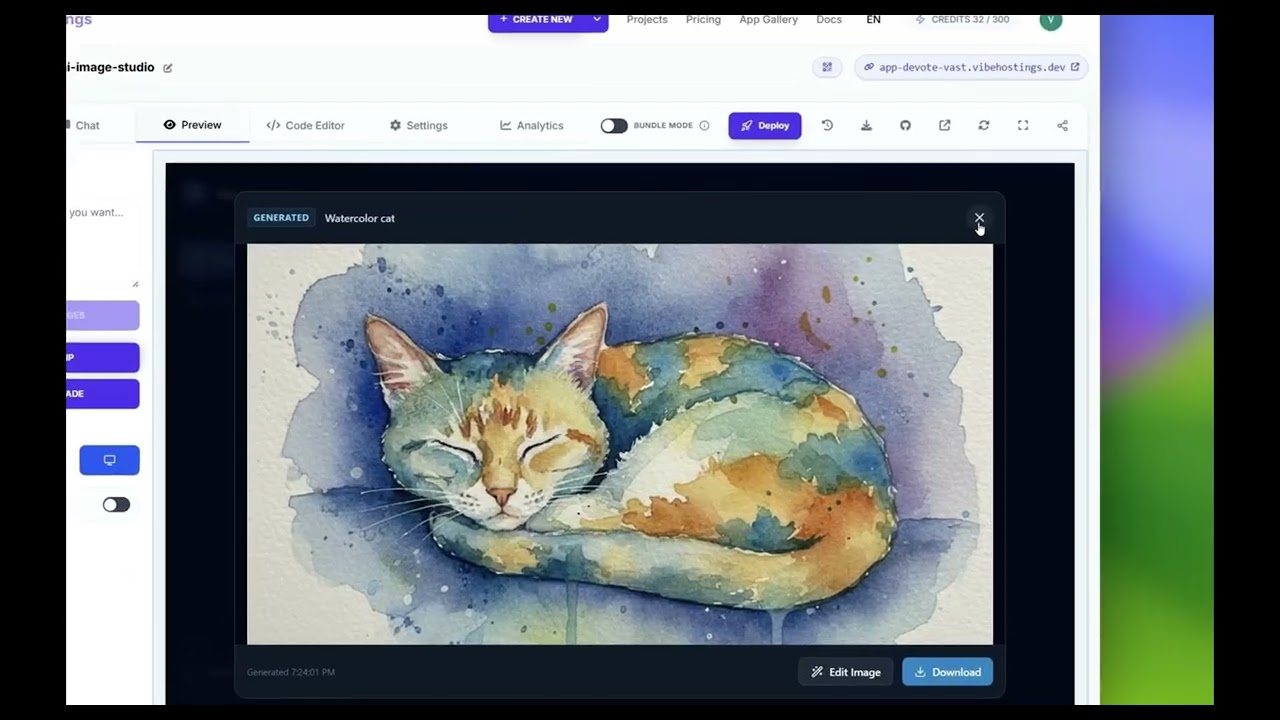 Vibehostings.com: Build and Deploy AI Studio App in Seconds #aistudio