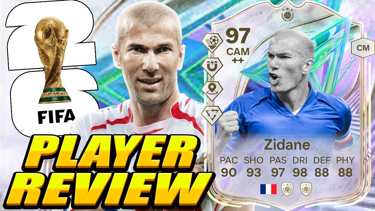 ОН КОНТРОЛИРУЕТ&hellip; 👑🔥🇫🇷 Обзор 97 Greats Of The Game Зидан! Обзор игрока 97 GOTG Icon Зинедин Зидан!