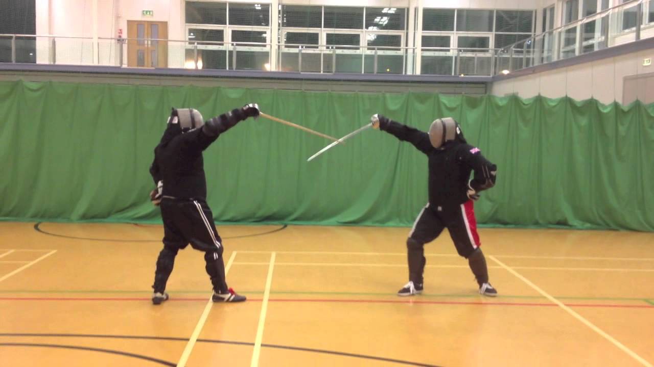 AHF Military Sabre fencing Mike vs Nick.mov