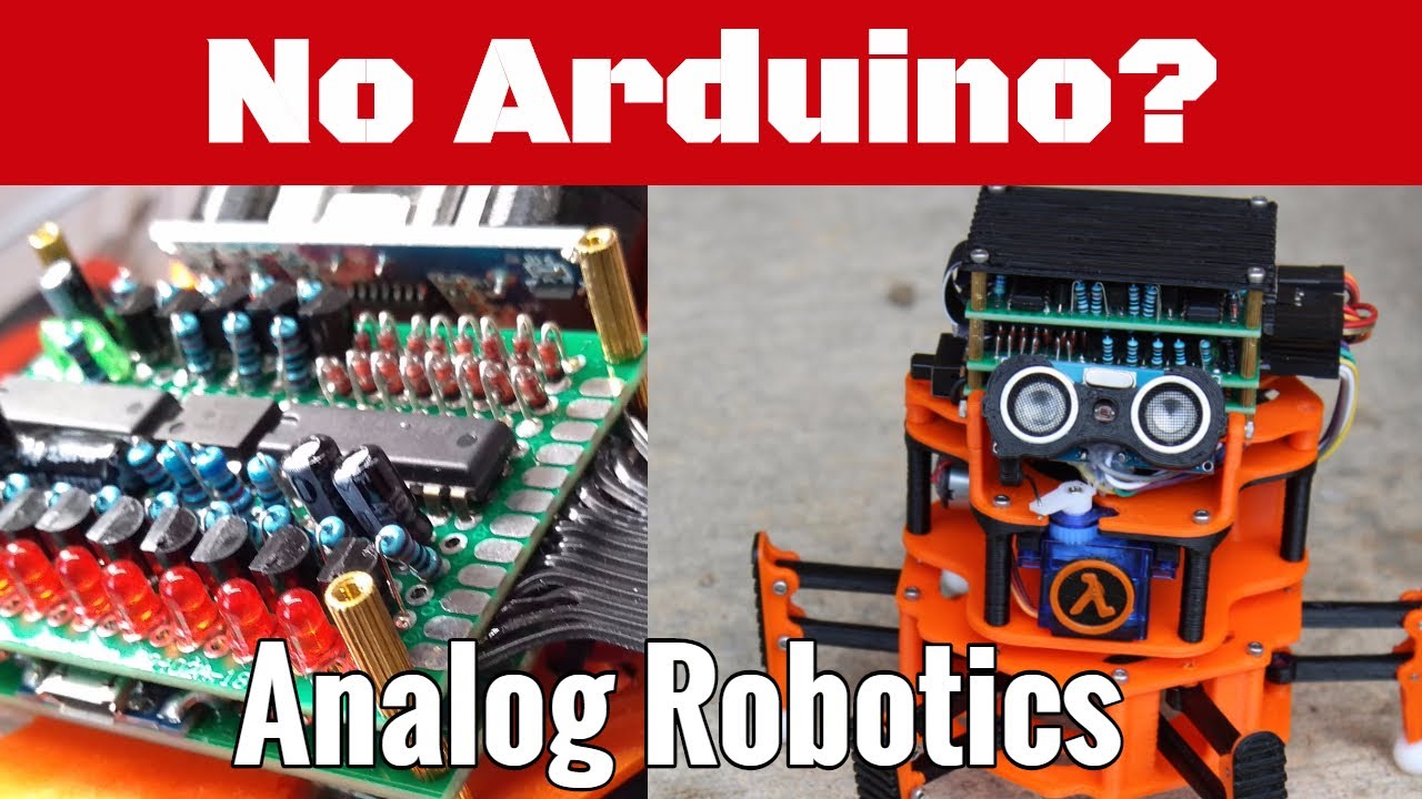 Робототехника без Arduino? Мои странные аналоговые роботы!