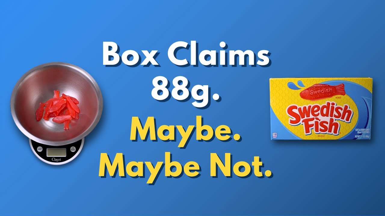 Swedish Fish: Real Weight Revealed