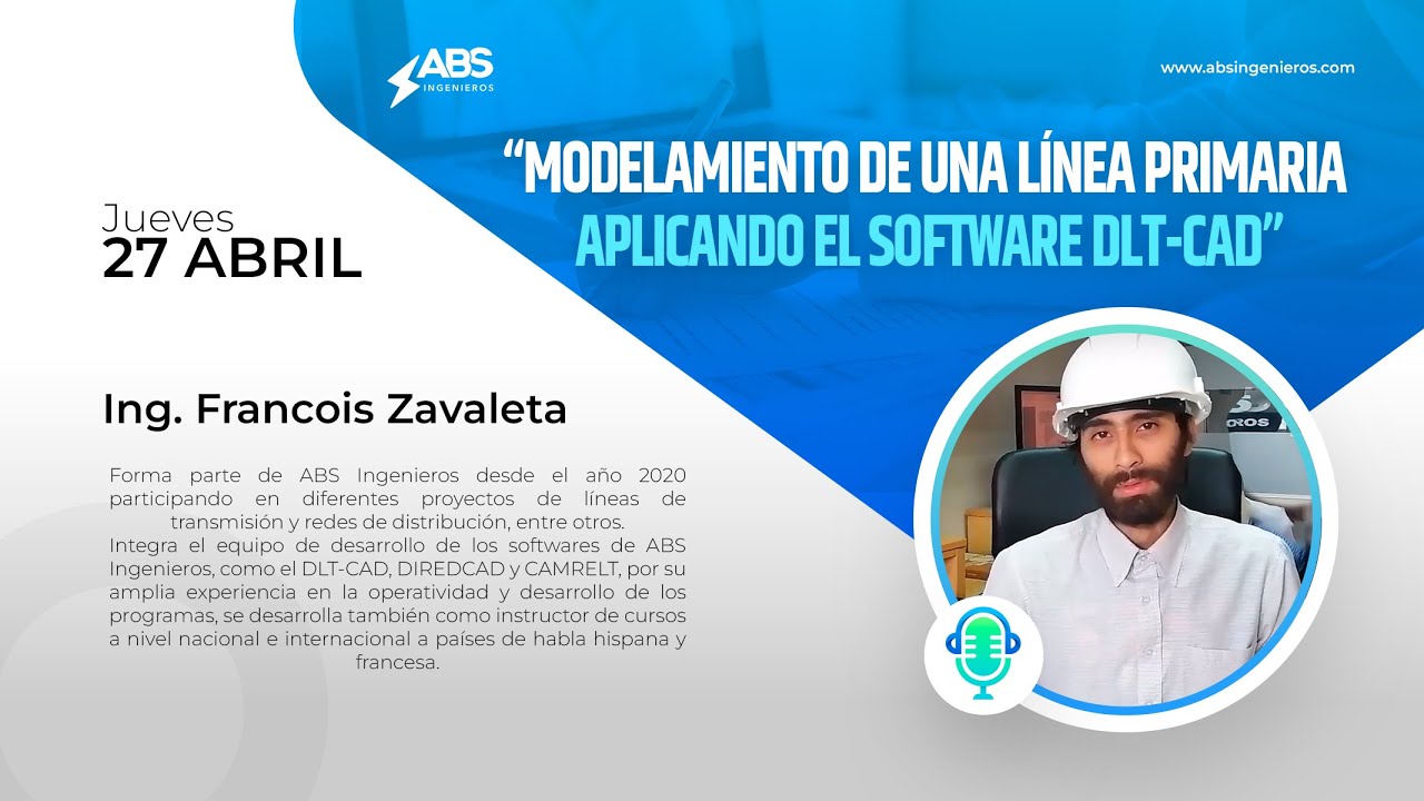 Modelamiento de una línea primaria aplicando el software DLT-CAD - Ing. Francois Zavaleta.