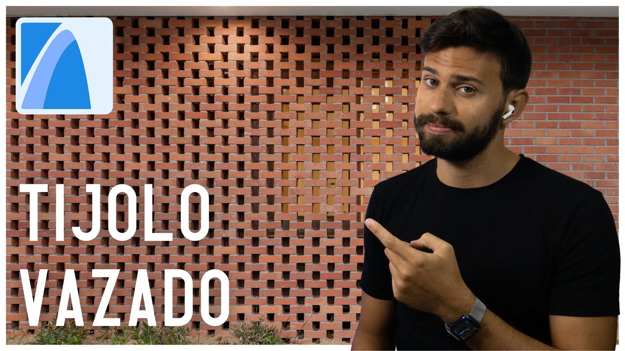 Parade de tijolos no Archicad | cobogó com parede cortina