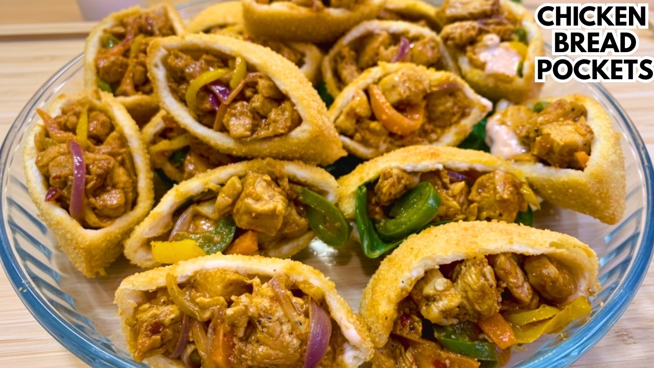 How to Make Chicken Bread Pockets - Crispy Cheesy Iftar Recipe (2026)