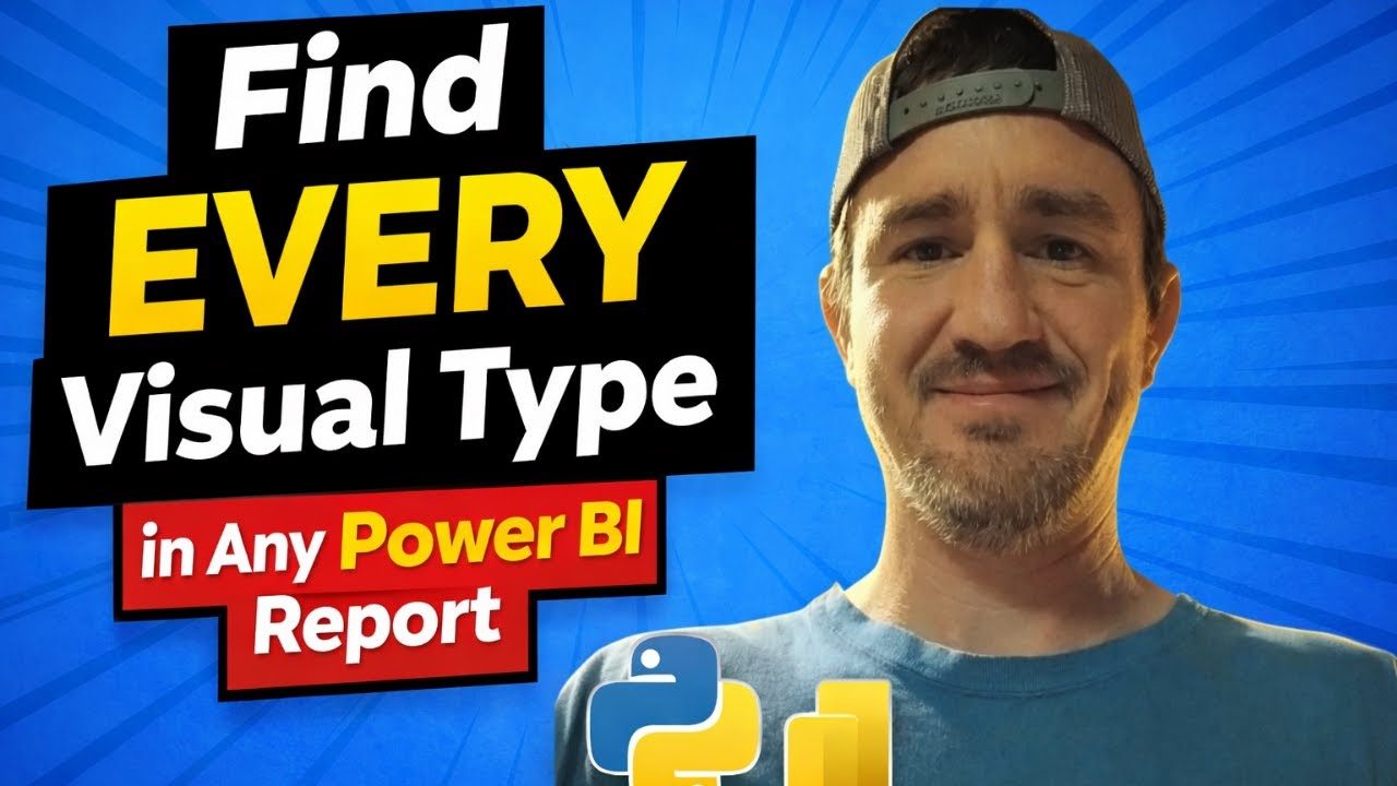 Use Python to Find Visual Types in Any Power BI Report
