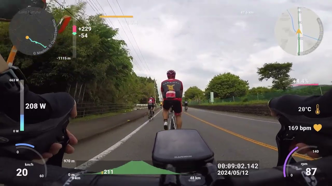 20240512 第12回榛名山ヒルクライム in 高崎 第5ウェーブ 58:08