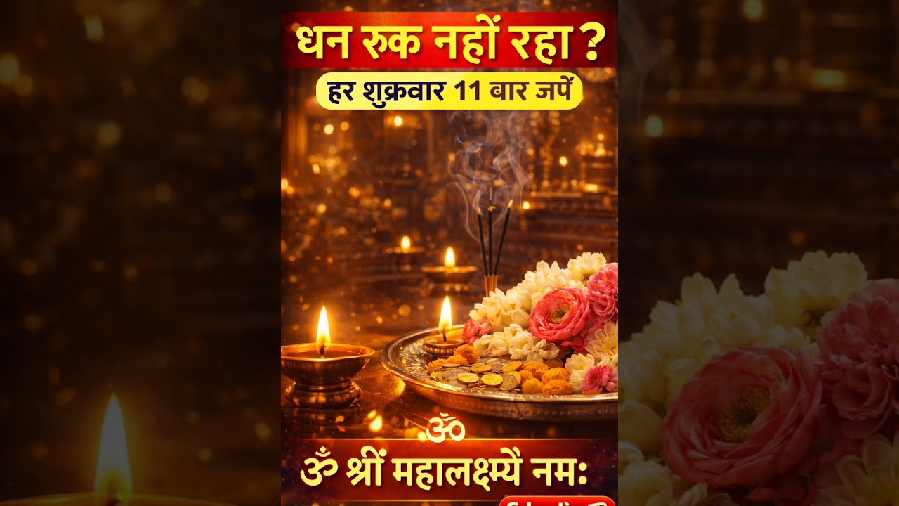 धन वृद्धि के लिए शक्तिशाली मंत्र 💛 | Mahalakshmi Upay#shorts