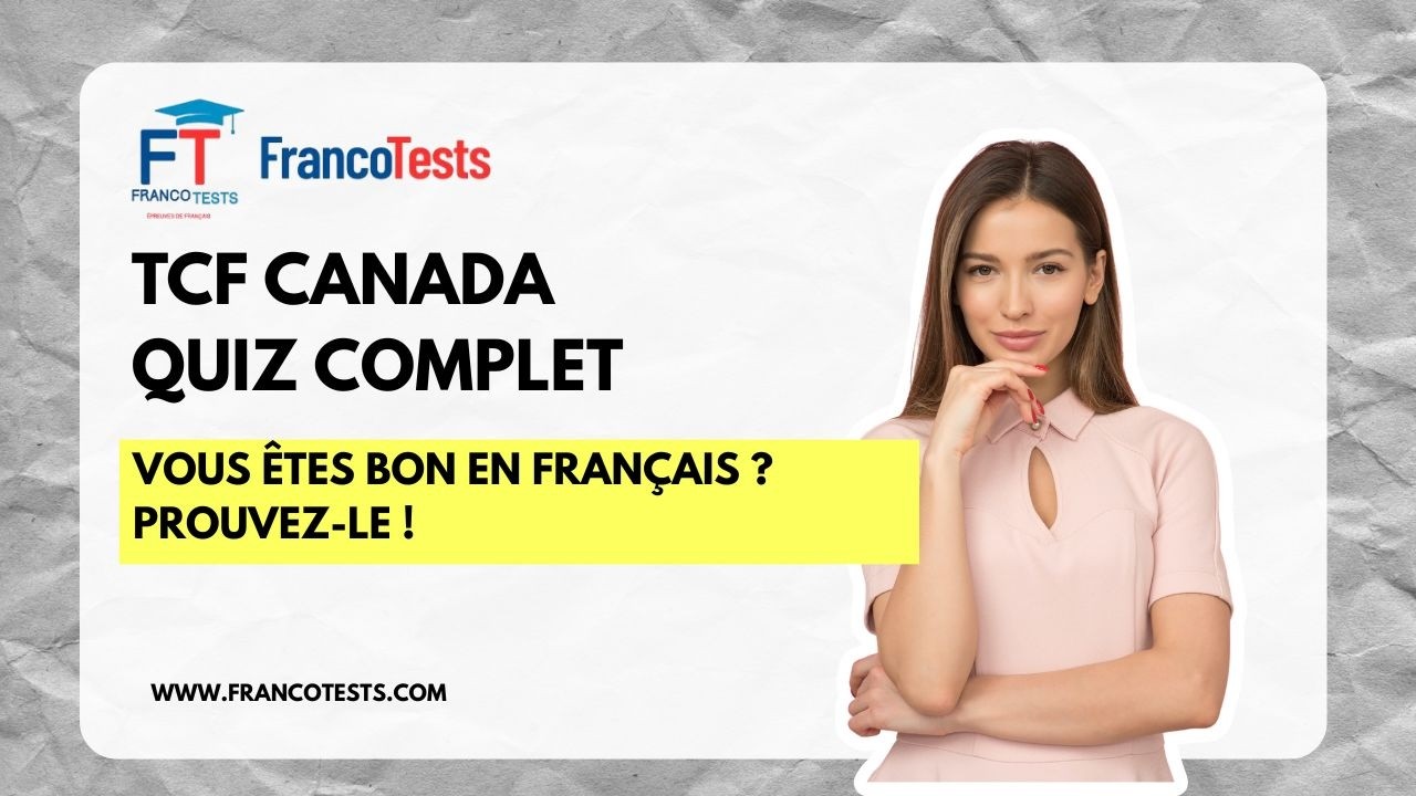 TCF Canada – Quiz | Simulation complète #tcf #tcfcanada