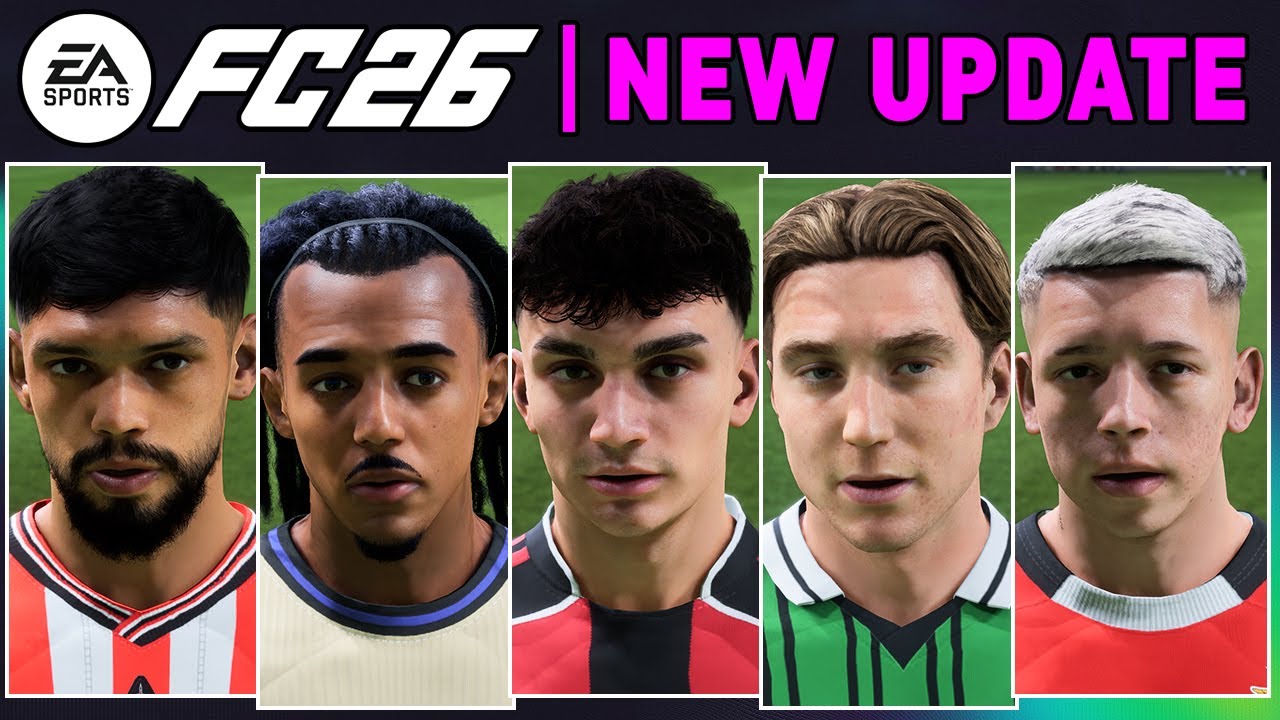 EA FC 26 NEWS | ALL NEW REAL FACES (Gameplay Footage) - TITLE UPDATE v1.4.2