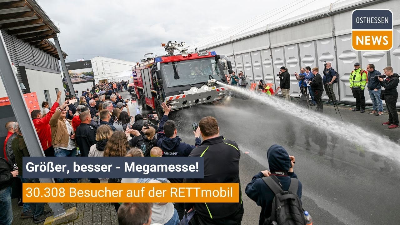 FULDA: Größer, besser, Megamesse - 30.308 Besucher auf der RETTmobil
