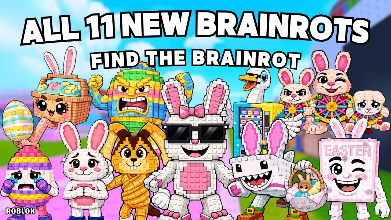 Как получить все 11 НОВЫХ BRAINROTS в Find the Brainrot [449] | Roblox