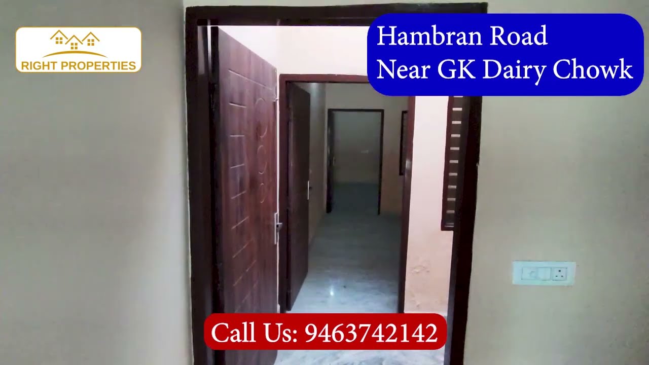 Affordable 77 Gaz House for Sale @25 Lakh freshly built near Hambran Road, GK Dairy Chowk Ludhiana