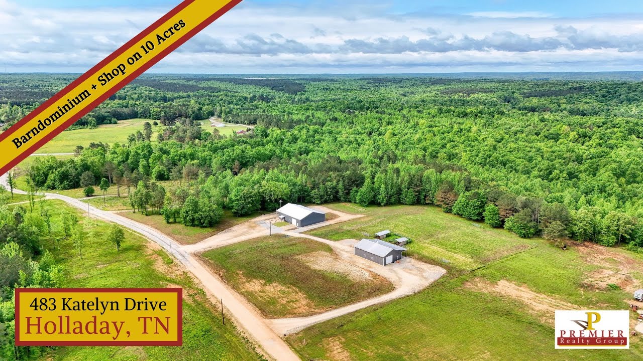 (𝐒𝐎𝐋𝐃) Stunning Barndominium on 10 Acres with Barn in Holladay, Tennessee