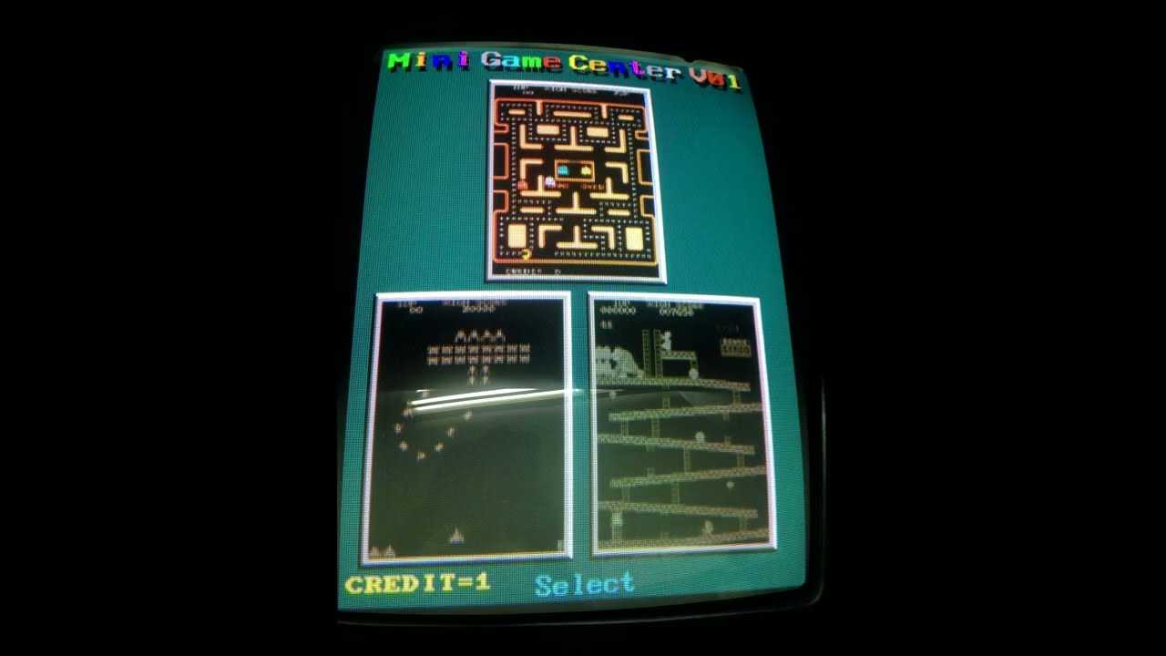 Mini Game Center 3-in-1 Menu Music