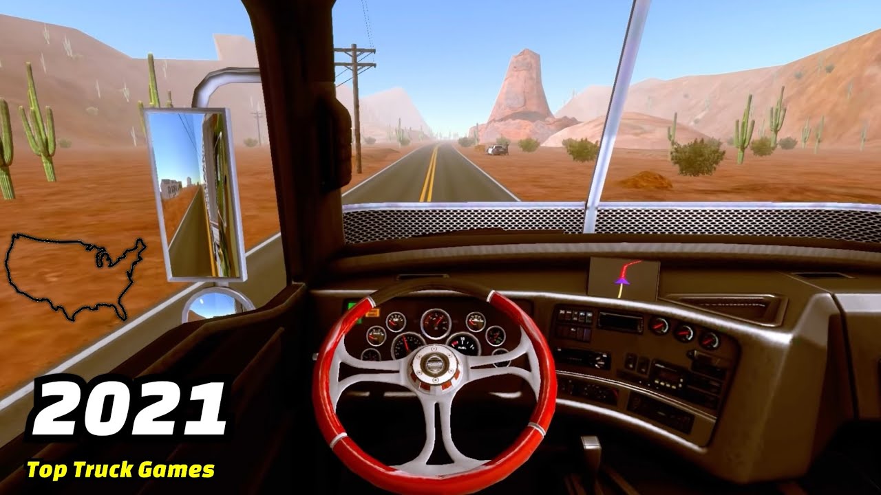 TOP 6 BEST Truck Simulator Games Based In USA/ North America for ANDROID and iOS