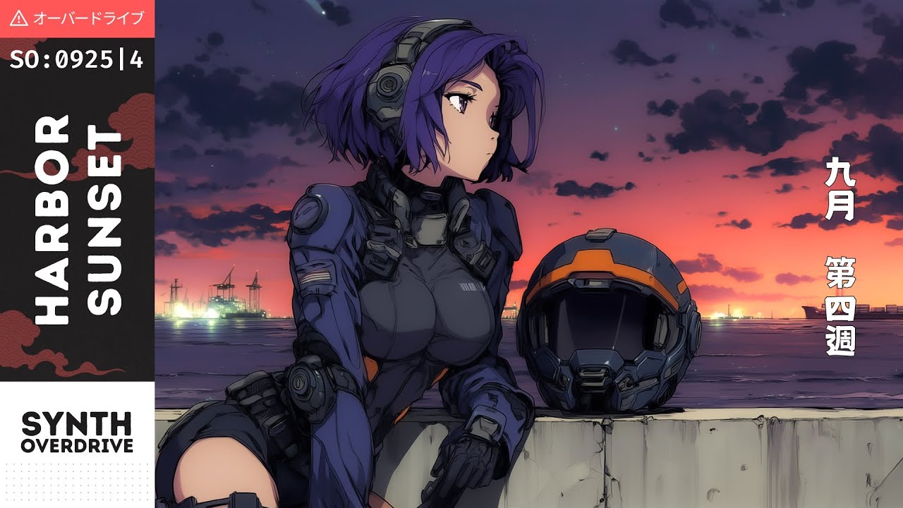 Harbor Sunset | Synthwave Mix - Programming Music • Focus Music • 1 Hour