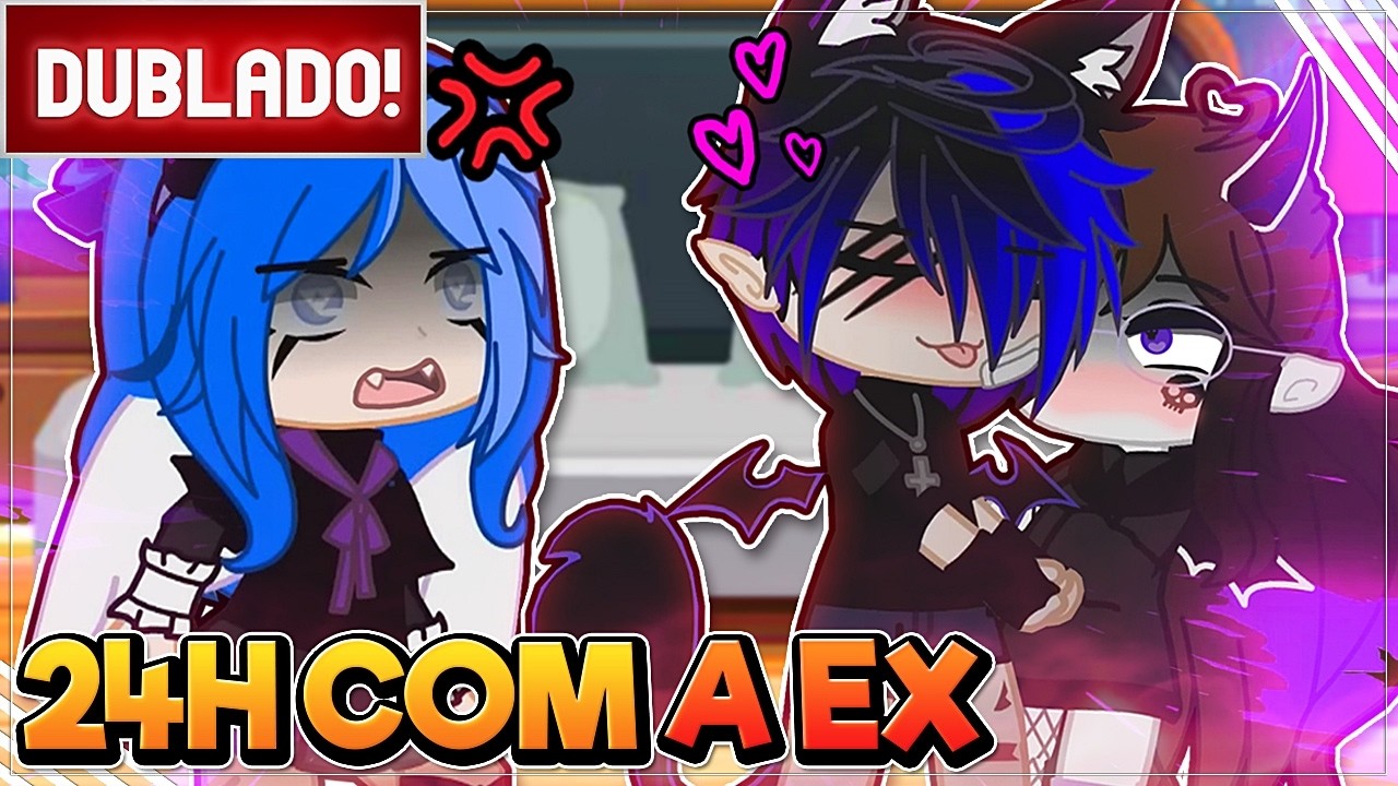 [ DUBLADO ] 24 HORAS COM A EX DO DARKZIN 😱🔥 l mini filme GACHA CLUB