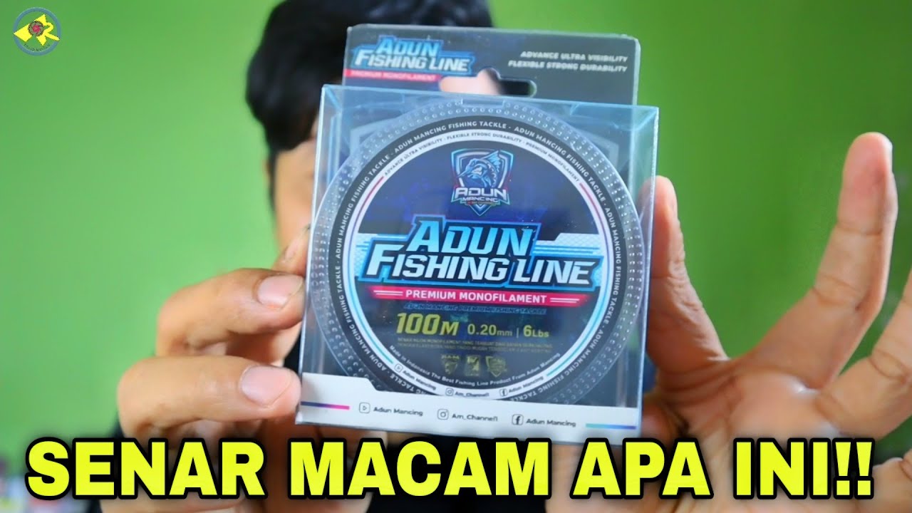 SENAR MACAM APA ini‼️ Tapi Banyak Yang Pakai - 🔴 Review Senar Pancing Adun Fishing Line