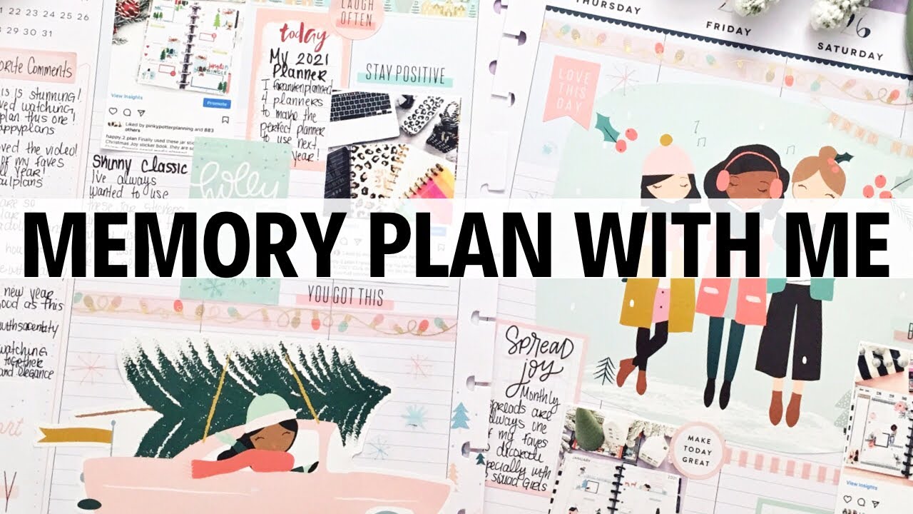MEMORY PLAN WITH ME | BIG HAPPY PLANNER | Squad Life MAMBI Sticks