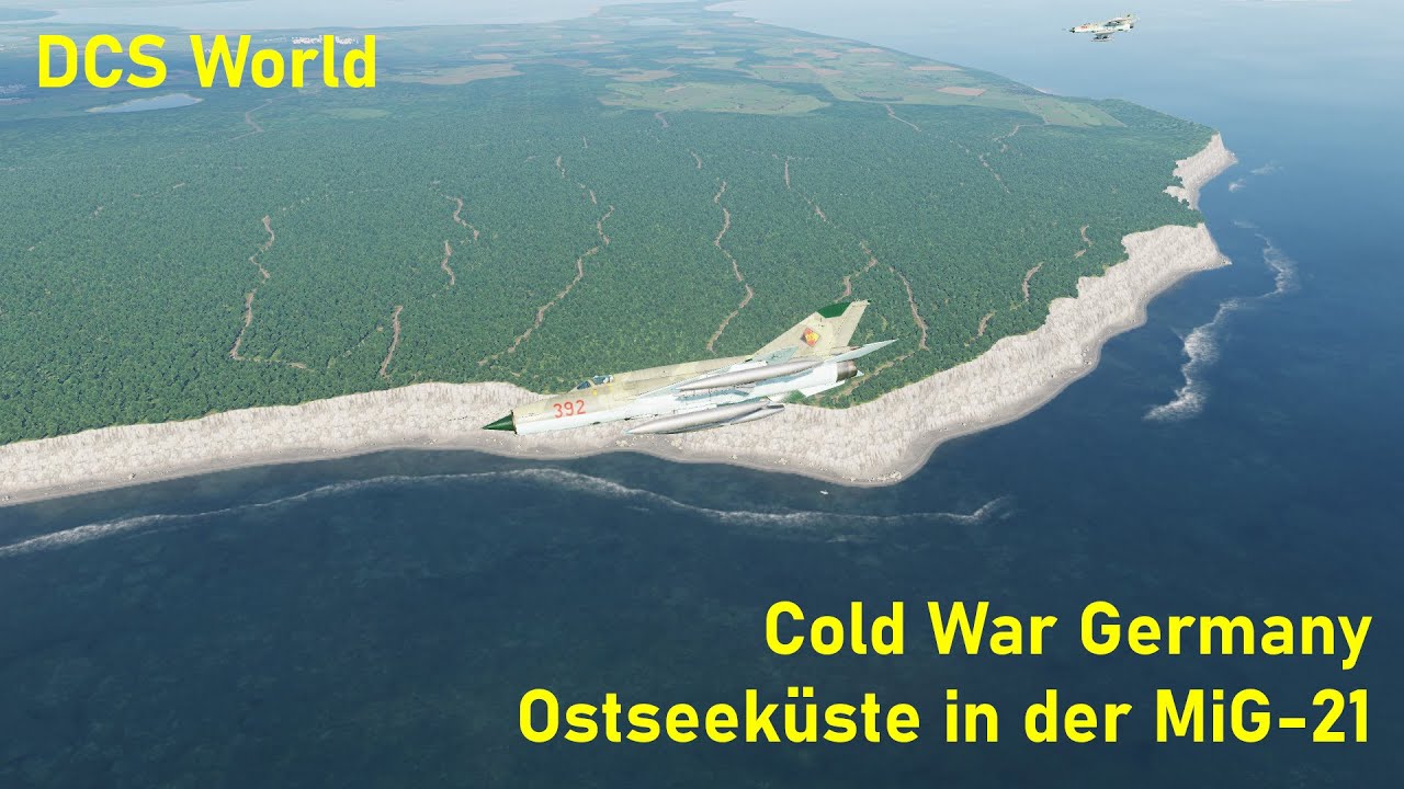 DCS World: Schießübung mit der Mig-21an der Ostseeküste