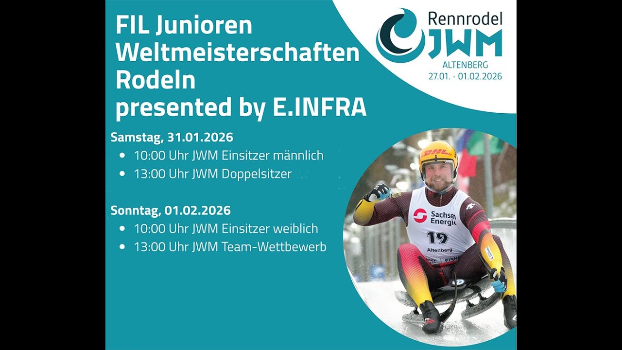 ** 41. FIL Junior World Championships Luge - Woman / Team  01.02.2026 **