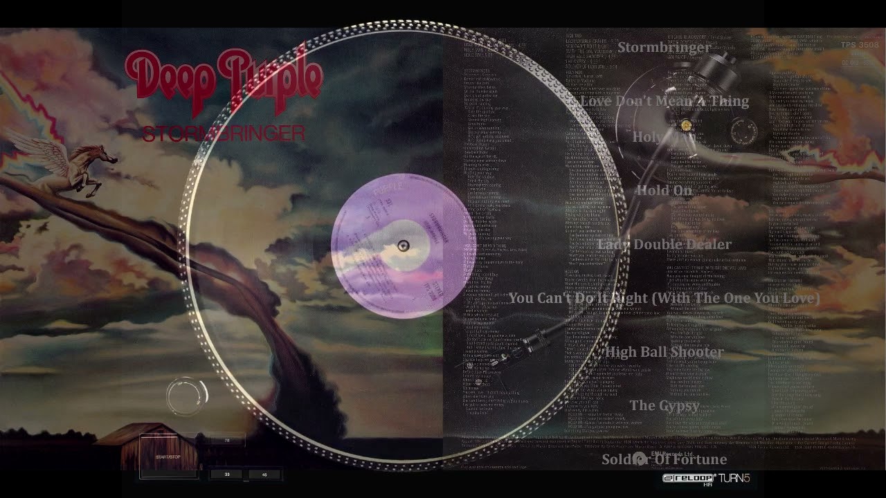 D̲eep P̲urple   S̲tormbring̲er 1974 Album vinyl