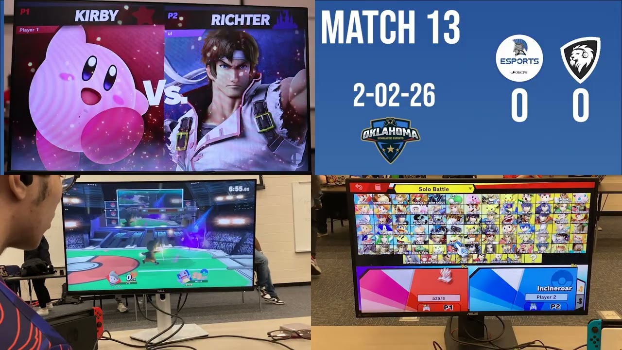 OKSE February 2026 HS Super Smash Bros Ultimate • Match 13 • SEHS2 vs Moore1
