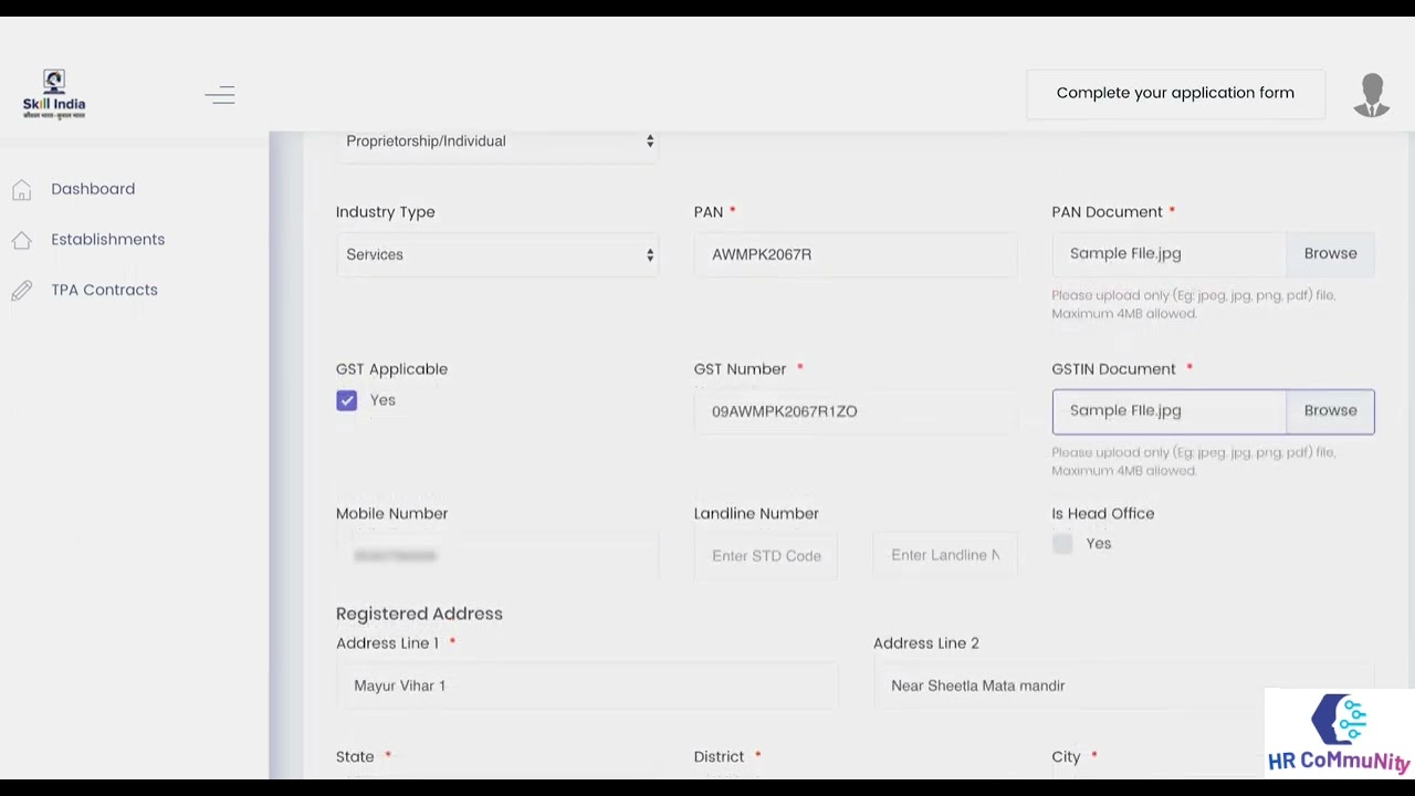 Profile Update as TPA on Apprenticeship Portal NAPS Third Party Aggregator