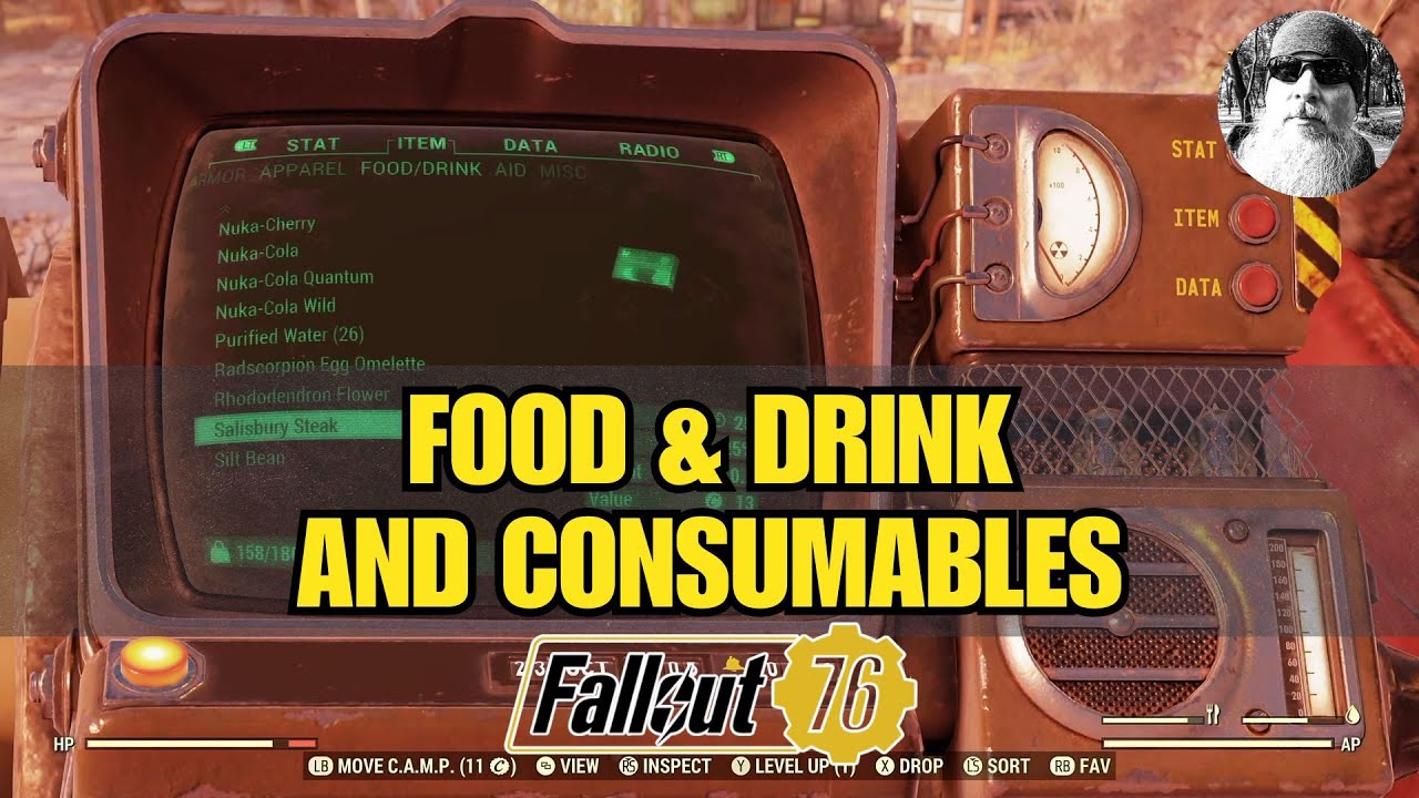 Fallout 76 Quick Tip for New Players - A Beginner's Guide to Food & Drink